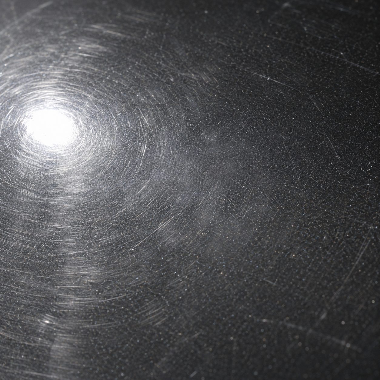 Paint with swirl marks and haze